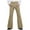 Khaki, variant on GHSOHS Twill Cotton Bell Bottom Pants for Men Retro 60s 70S Bell Bottoms Disco Pants High Waist Chinos Pants Retro Flared Trousers with Pockets Brown,S