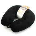 Miami Carryon Microbead Neck Pillow for Supportive Comfort Black
