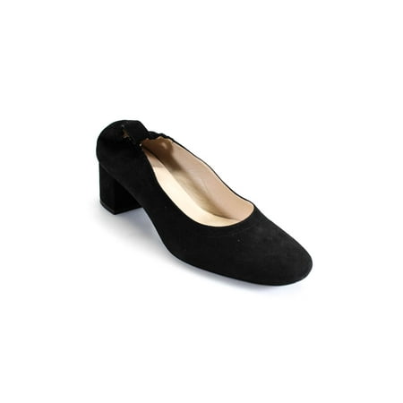 

Pre-owned|Everlane Womens Block Heeled Ballet Pumps Black Size 8