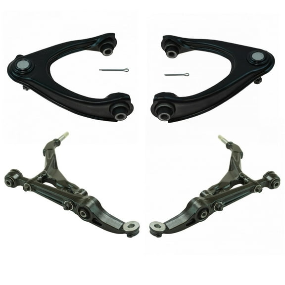 TRQ 4 Piece Front Upper & Lower Control Arm Kit Set for Honda Civic New PSA66474