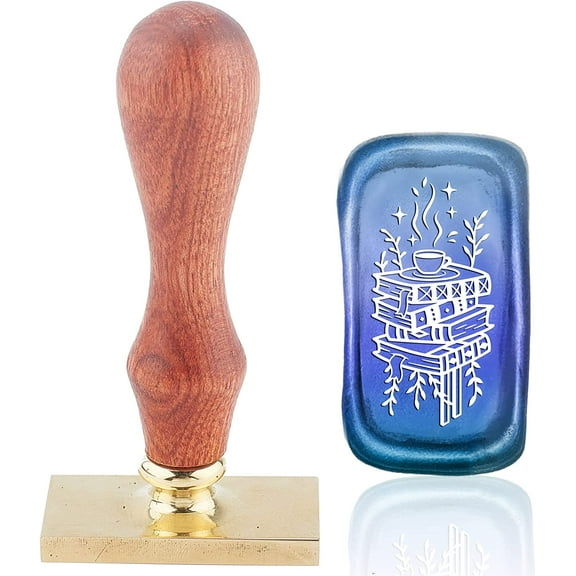 Wax Seal Stamp Magic Book Vintage Sealing Wax Stamps with Wooden Handle