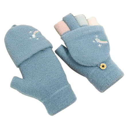 

Linaba Clearance Disposable Gloves Daily Necessities Fingerless Warm Imitation Mink Gloves Warm Soft Cute Gloves Winter Warm Knitted Mittens For Ladies