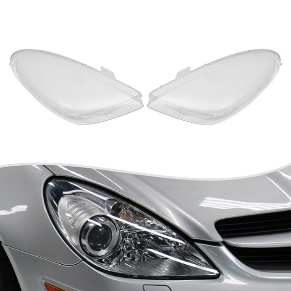 For Mercedes-Benz SLK Class R171 Headlight Lens Covers Headlamp Covers 2005-2011