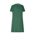 thumbnail image 5 of Xdegoge or Clearance Women's Vintage Button Down Shirt Dress Notch Lapel Short Sleeve Belted Office Mini Dress with Pockets Green S My Orders Placed Recently by Me Delivery Status, 5 of 6