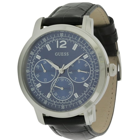 Guess Leather Mens Watch W0790G2