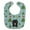 Pekingese - Black, variant on Christmas Pekingnese Black & White Baby Bib