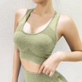 thumbnail image 6 of iHPH7 High Impact Sports Bras for Women High Support Padded Sports Bra Workout Bras for Women Racerback Bra for Yoga Yellow L, 6 of 6