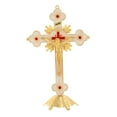 thumbnail image 2 of Estatuilla de crucifijo Crucifijo de pie Cruces santas católicas Crucifijo con soporte Crucifijo de Jesús para decoración del hogar Altar , B B, 2 of 8