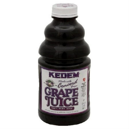 Kedem 100% Fruit Juice, Grape , 32 Fl Oz, 12 Count