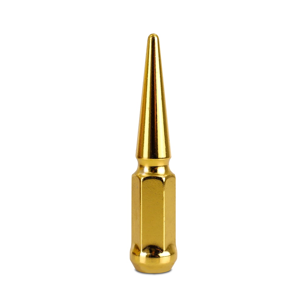 Mishimoto Spiked Lug Nuts, M12x1.5, 20-PC Set, Gold