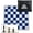 Blue, variant on WE Games Ultimate Heavy Weighted Tournament Chess Set - Silicone Board Wood Expressions, Inc.