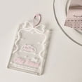 thumbnail image 2 of Clear Acrylics Photo Card Holder with Beads Chain 3Inch Photo Card Covers Card Sleeves Water Resistant Photo Card Case, 2 of 8