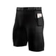 thumbnail image 1 of Pantalones cortos ajustados de compresión para entrenamiento de baloncesto y fitness para hombre, de verano, para deportes profesionales, MA70-A, 1 of 6