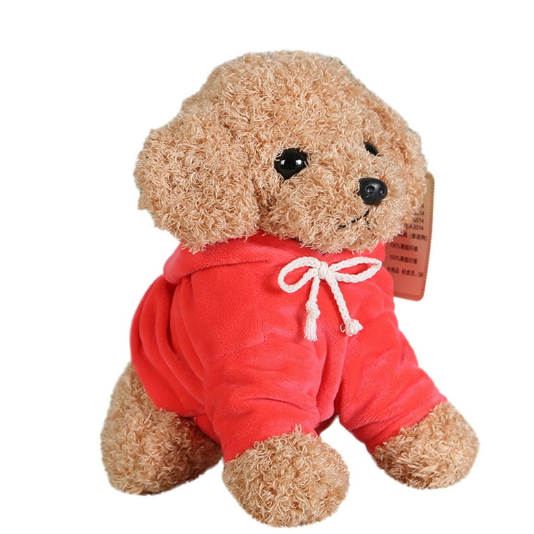 Anvazise Simulation Curly Hair Poodle Dog Puppy Stuffed Plush Doll