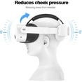 thumbnail image 2 of Elite Strap Replacement for Meta Quest 3S - Adjustable VR Headset Strap - Lightweight and Comfortable VR Headset Accessories - Reduce Facial Stress, Head Strap Compatible with Meta Quest 3S, 2 of 5