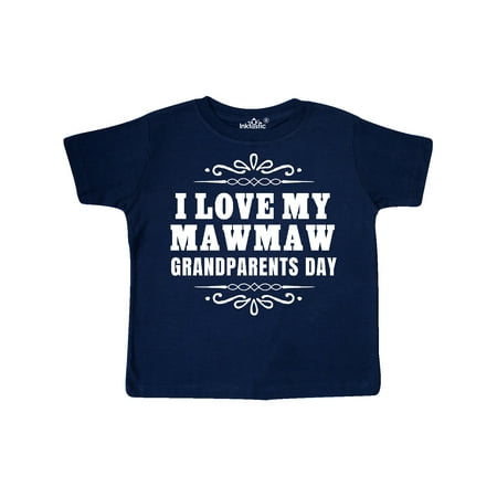 

Inktastic Grandparents Day I Love My Mawmaw Gift Toddler Boy or Toddler Girl T-Shirt