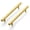 Brushed Brass-5, variant on Brushed Brass 5 Pack Square Cabinet Pulls