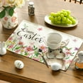 thumbnail image 2 of Sm:)e Bunny Rabbit Easter Placemats Set of 4, 12x18 Inch Seasonal Spring Table Mats, 2 of 6