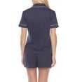 thumbnail image 3 of White Mark Women's Short Sleeve Pajama Set, 3 of 5