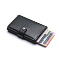 thumbnail image 1 of PopUp Smart Card Holder Pushes Forward 8st Short RFID NFC Secure- Black- Free Shipping, 1 of 5