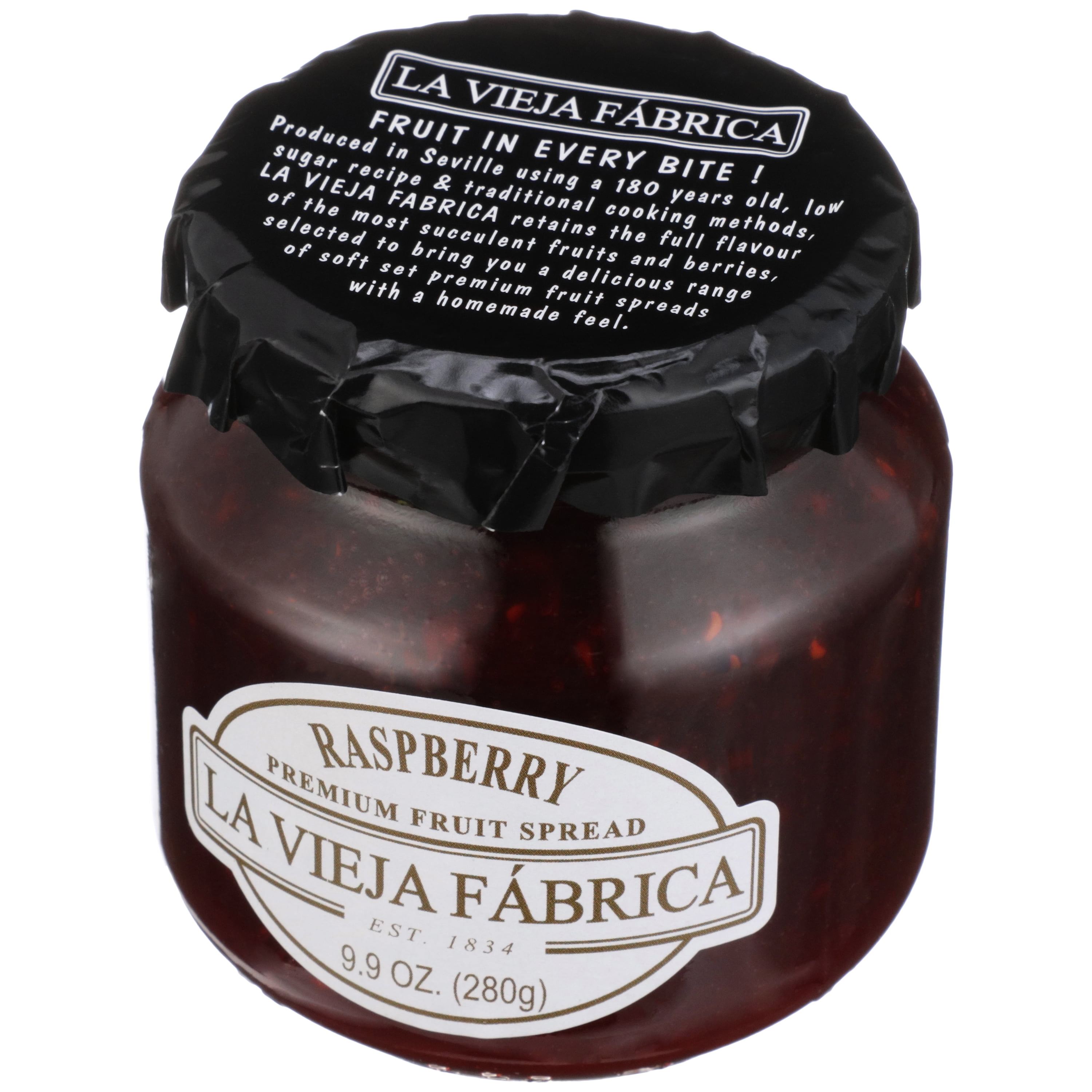 La Vieja Fabrica Premium Raspberry Fruit Spread 8pk case (9.9oz each)