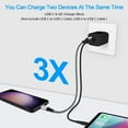 thumbnail image 6 of USB C Block,USB C Charger Block FiveBox 20W PD Android Type C Charger Block,iPhone Charger,QC3.0 Dual USB C Wall Charger Plug Power Adapter USB C Brick Fast Charging Block Type C Block,Dark Black, 6 of 7
