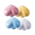 thumbnail image 1 of Ceramic Cabinet Handle Portable Heart Shape Replacement Decorative Kitchen Drawer Wardrobe Door Pull Knob Accessories Blue, 1 of 9