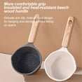 thumbnail image 4 of Nonstick Sauce Pan With Pour Spout, Small Milk Pot, Easy to Use, White Flat Bottom, Multi Mini, Multipurpose Set for Home Kitchen, 4 of 5