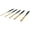 Brass, variant on Performance Tool W758 5 Piece 8-Inch Long Carbon Steel Pin Punch Set, Pin Sizes 1/8", 3/16", 1/4", 5/16" and 3/8"