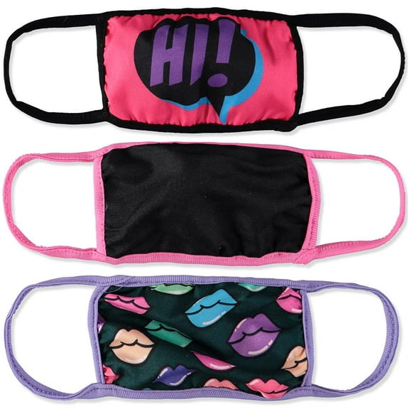 ABG Accessories 3-Pack Reusable Fabric Face Mask
