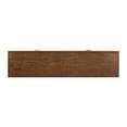 thumbnail image 6 of Classic Mid-Century Modern 4-Door Cinnamon Brown Wood TV Stand, 6 of 7