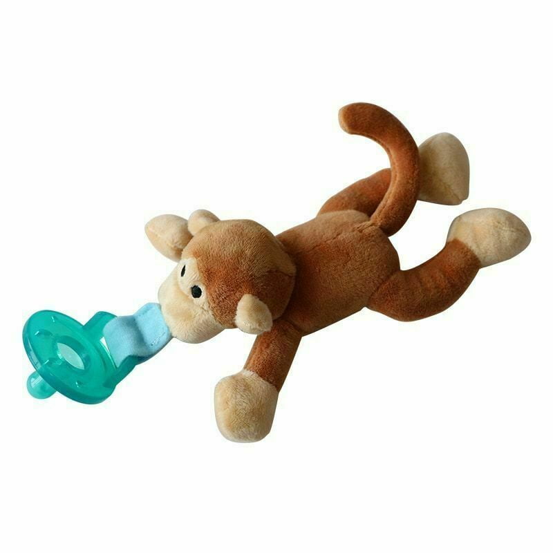 Baby Shower Plush Animal Infant Baby Toy Pacifier Giraffe Monkey Lamb Elephant 