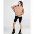 thumbnail image 6 of Oversized Dolman Sleeve Ribbed Hoodie Top, 6 of 10