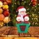 thumbnail image 2 of Divertido juguete eléctrico de Papá Noel para muñeca, juguete musical, decoración navideña, regalo de Feliz Año Nuevo, 2 of 5
