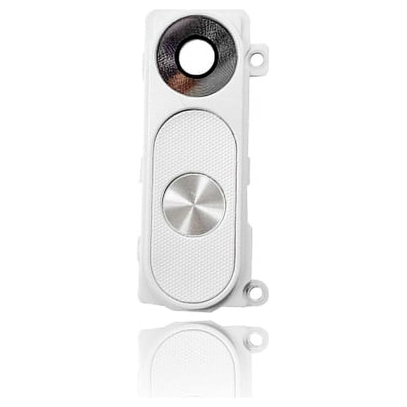 Replacement Power / Volume Button With Camera Lens Compatible For LG G3 (White)