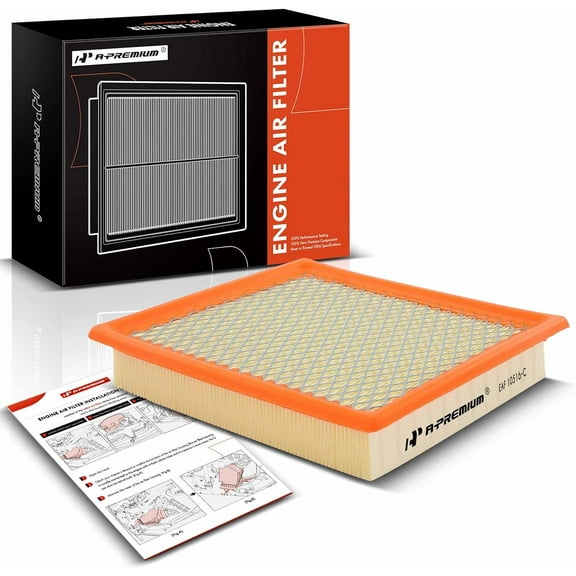 A-Premium Engine Air Filter Compatible with Dodge Journey 2009-2020, L4 2.4L, Flexible Panel, Replace# 04891916AA