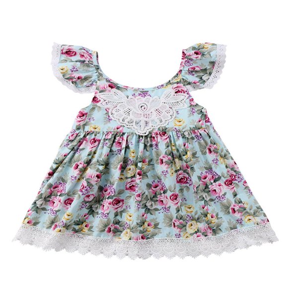 Robe Sans Manches pour Bébé Fille, Tulle à Fleurs, Robes de Fête, Robe d'Été