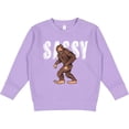 thumbnail image 2 of Inktastic Bigfoot Sassy Happy Sasquatch Toddler Sweatshirt, 2 of 4