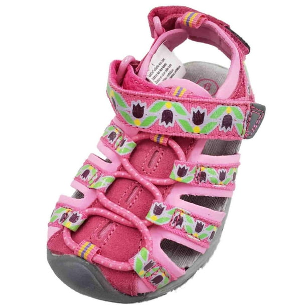 Circo - Toddler Girls Pink Tulip Print Outdoor Sandals Summer Water ...