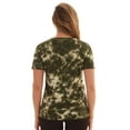 thumbnail image 3 of Just Love Tie Dye V-neck T-Shirt (Tie Dye Olive, Medium), 3 of 3