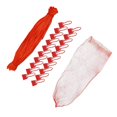thumbnail image 3 of 100pcs Plastic Woven Bags Fruit Pocket Storage Bags Vegetable Storage Bags (red), 3 of 3