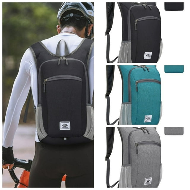 Xihbxyly Mochila Plegable, Diseño Ligero, Amplio Compartimento Principal, Tela Impermeable, Ideal para Viajes y Senderismo, Banda Reflectante para Mayor Visibilidad, Compacta y Portátil, Capacidad de