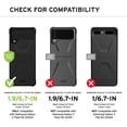 thumbnail image 2 of UAG Samsung Galaxy Z Flip 4 Case 2022 Black Civilian Sleek Ultra-Thin Shock-Absorbent Protective Cover by URBAN ARMOR GEAR, 2 of 7