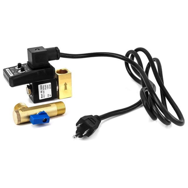 Válvula automática de drenaje de condensado temporizada QWORK 1/2 AC 110 V