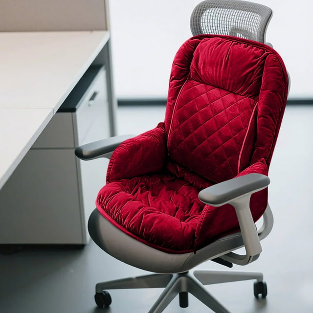 Amzcrzy Funda Nórdica, Sábana, Funda De Almohada De Satén, Cojín De Invierno, Cojín Integrado Para Sentarse En La Oficina Durante Largos Períodos, Cálido Y Acogedor, Cojín De Asiento, Protección De C