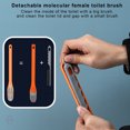 thumbnail image 4 of HongHeng Two In One Mother and Child Brush Toilet Brush Crevice Cleaning Brush, 4 of 6