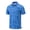 Blue Polo, variant on Men's Performance Golf Polo Shirt, Printed Short Sleeve, Dry Fit & Moisture Wicking, UPF 40+ 4-Way Stretch
