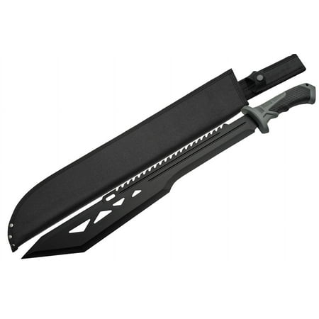 25 Black Macho Machete with Sheath