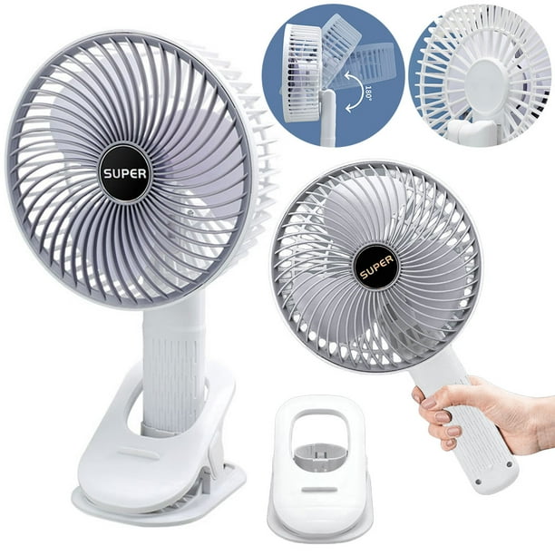 Ventilador Ligero Ygjytge ventilador Escritorio Ruido para Viajes Al aire Libre recargable