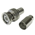 thumbnail image 2 of EVERTECH 50 Pcs BNC Crimp On RG59 Coax Coaxial Male Connector Adapter Plug Ends CCTV, 2 of 4
